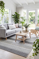 Vermont 37 Grey Multi Outdoor Rug — styled indoor setting
