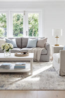 Bronte Aldo Sky Rug — AI styled visualisation