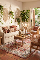 Morocco 94 Terracotta Rug — AI styled visualisation