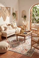 Morocco 13 Cream Rug — AI styled visualisation