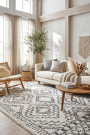 Casablanca Fez Natural Rug — AI styled visualisation