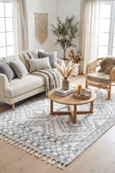 Casablanca Fez White Rug — AI styled visualisation