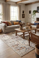 Century 911 Silver Rug — AI styled visualisation