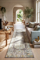Century 944 Grey Runner Rug — AI styled visualisation