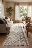 Century 999 Grey Runner Rug — AI styled visualisation