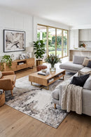 Charlotte Quetzal Craft Rug — AI styled visualisation