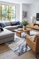 Charlotte Tecno Tribal Rug — AI styled visualisation