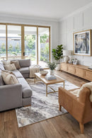 Charlotte Opulent Radiance Rug — AI styled visualisation