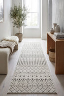 Chrome Elsa Silver Runner Rug — AI styled visualisation
