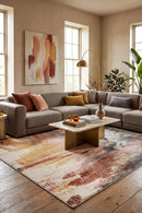 City Dreamy Ocean Modern Multi Rug — AI styled visualisation