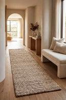 Conscious Loom Embrace Beige Runner Rug — AI styled visualisation