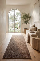 Conscious Loom Embrace Brown Runner Rug — AI styled visualisation