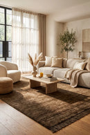 Conscious Loom Kinship Bear Brown Rug — AI styled visualisation