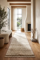 Conscious Loom Kinship Cream Runner Rug — AI styled visualisation