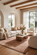 Conscious Loom Kinship Mocha Mousse Rug — AI styled visualisation
