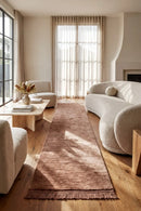 Conscious Loom Kinship Mocha Mousse Runner Rug — AI styled visualisation