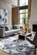 Contemporary Cove 7676 Rug — AI styled visualisation