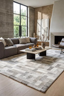 Contemporary Cove Squares 6575 Rug — AI styled visualisation