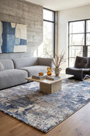 Contemporary Cove 76562 Rug — AI styled visualisation
