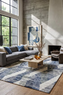 Contemporary Cove Diagonals 6656 Rug — AI styled visualisation