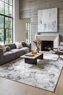 Contemporary Cove Dove 6575 Rug — AI styled visualisation