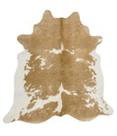 Cowhide-Exquisite Natural Cow Hide Beige White