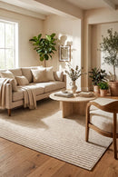 Darren Palmer Sandridge Taupe Indoor/Outdoor Rug — styled indoor setting