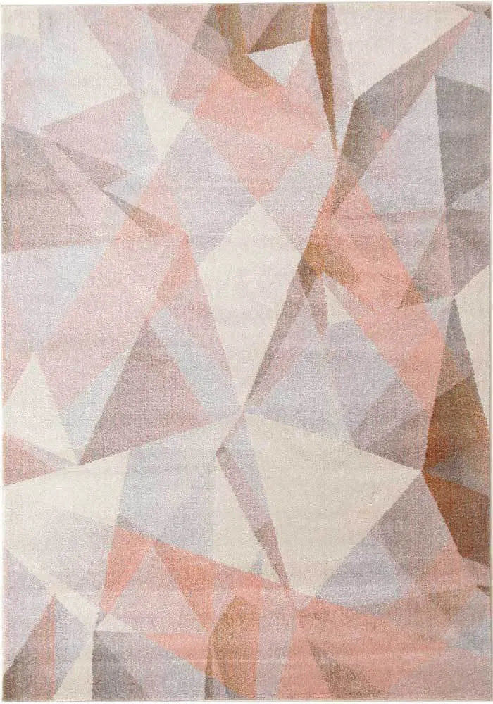 Dimensions-Divinity Shatter Blush Modern Rug