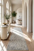 Emma Blomfield Rogue Mist Runner Rug — AI styled visualisation