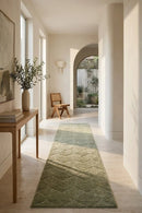 Envy Shilo Green Runner Rug — AI styled visualisation