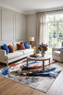 Eternal 98 Multicolour Rug — AI styled visualisation