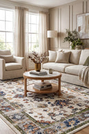 Eternal 95 Multicolour Rug — AI styled visualisation