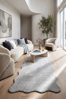 Evelyn Silver Runner Rug — AI styled visualisation