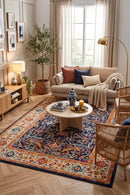 Evoke Splash Multi Transitional Rug — AI styled visualisation