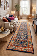 Evoke Splash Multi Transitional Runner Rug — AI styled visualisation