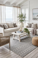 Nevada 302 Indoor Outdoor Grey Rug — AI styled visualisation