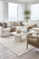 Nevada 608 Indoor Outdoor Cream Rug — AI styled visualisation