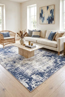 Phoenix Galaxy Blue Rug — AI styled visualisation