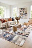 Phoenix Temptress Abstract Rug — AI styled visualisation