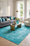 Gemstone Topaz Rug — AI styled visualisation