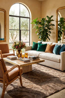 Haven Nyla Mocha Rug — AI styled visualisation