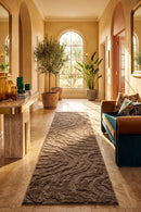 Haven Nyla Mocha Runner Rug — AI styled visualisation