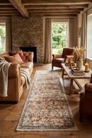 Heritage 10 Grey Runner Rug — AI styled visualisation