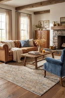 Heritage 15 Ocean Rug — AI styled visualisation