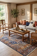 Heriz Rust Traditional Rug — AI styled visualisation