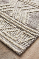 Hudson-Esha Woven Tribal Rug Natural