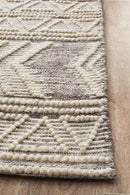 Hudson-Esha Woven Tribal Rug Natural