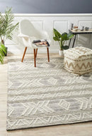 Hudson-Esha Woven Tribal Rug Natural