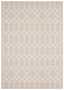 Hudson-Krisha Tribal Trellis Rug Nude Soft Pink