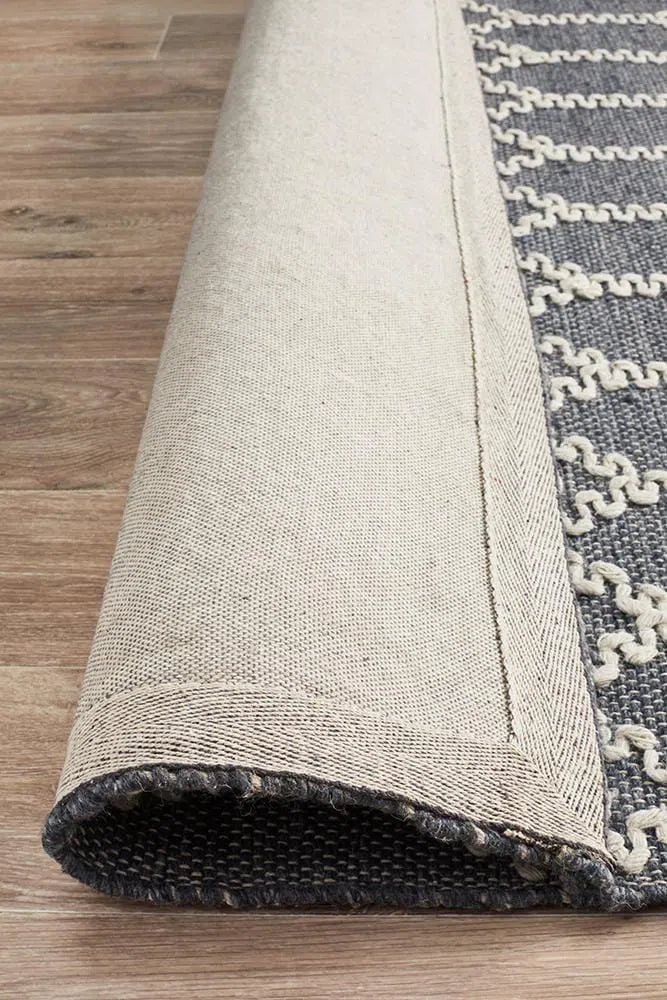 Hudson-Krisha Tribal Trellis Rug Rustic Blue
